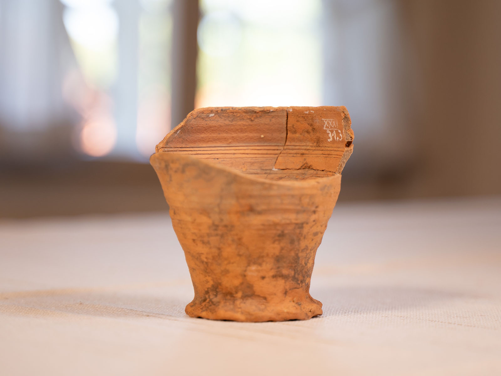 Historische Fundstücke aus der Umgebung des Ofens im Stiftsmuseum Leeden
